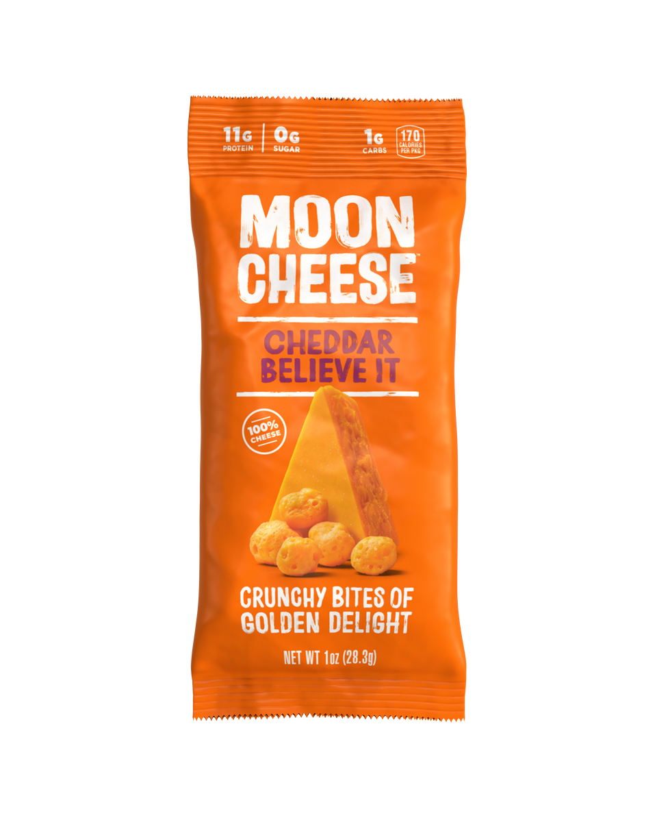 Cheddar Believe It - Cheddar Cheese Snack | Moon Cheese