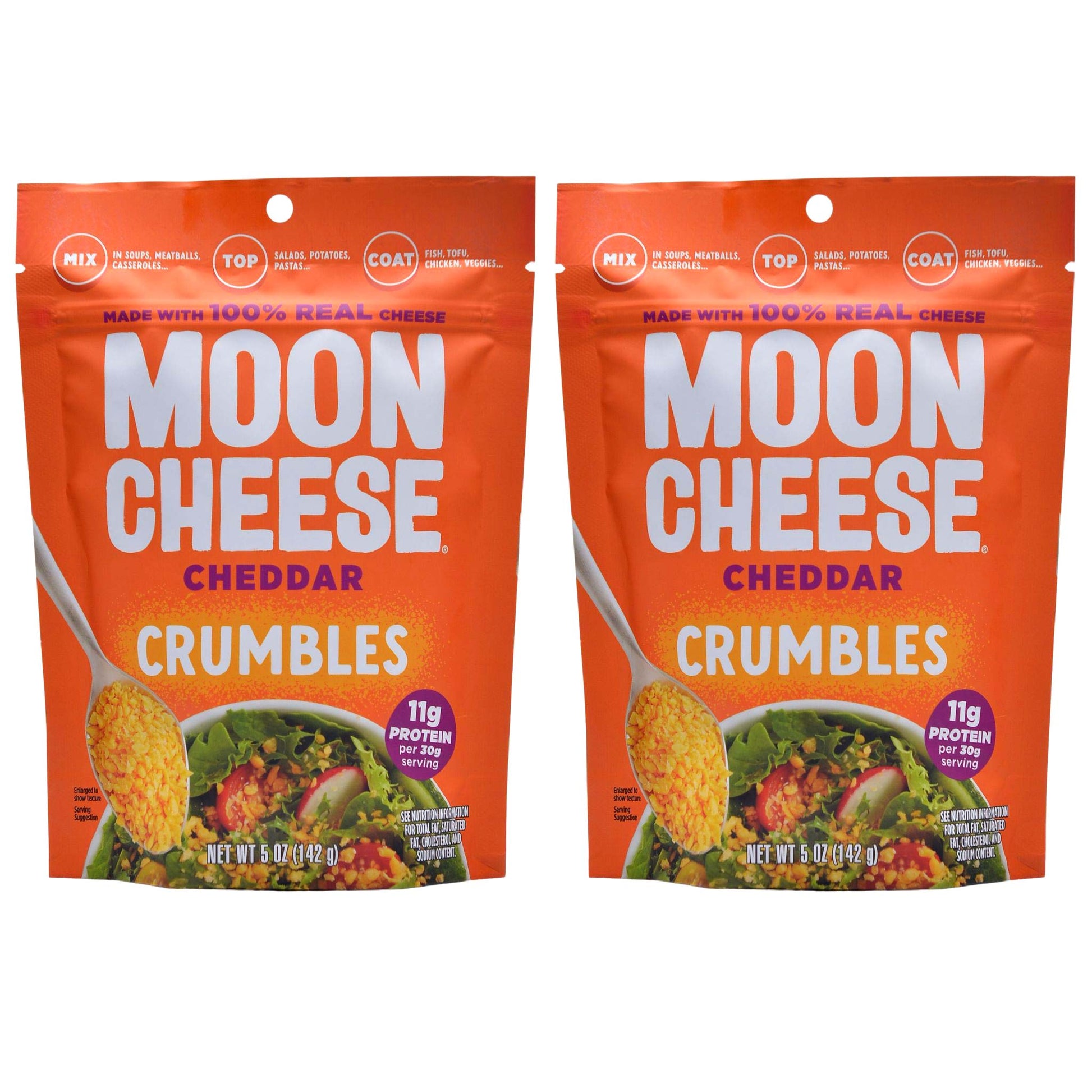 Moon Cheese - Cheddar Crumbles 2 pack
