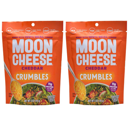 Moon Cheese - Cheddar Crumbles 2 pack