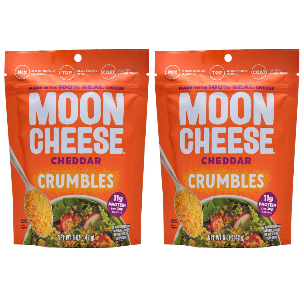 Moon Cheese - Cheddar Crumbles 2-pack (2 x 5 oz Bags) product image 1