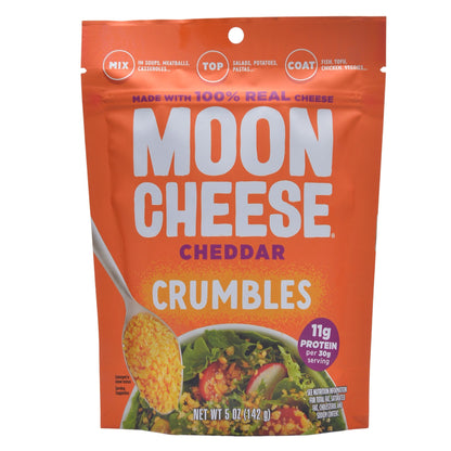Moon Cheese - Cheddar Crumbles 2-pack (2 x 5 oz Bags)