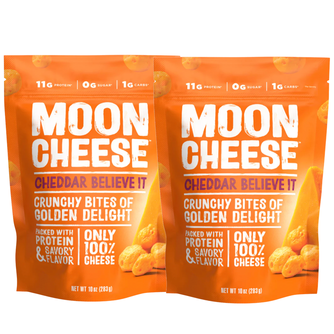 Cheddar Believe It - Cheddar Cheese Snack | Moon Cheese