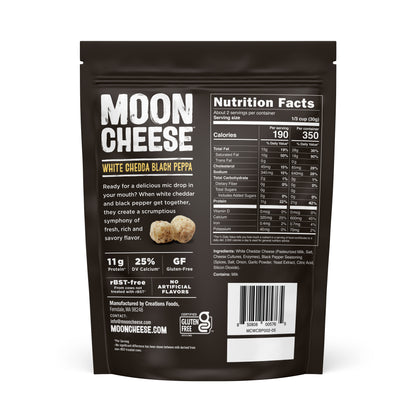 White Chedda Black Peppa (Medium)
