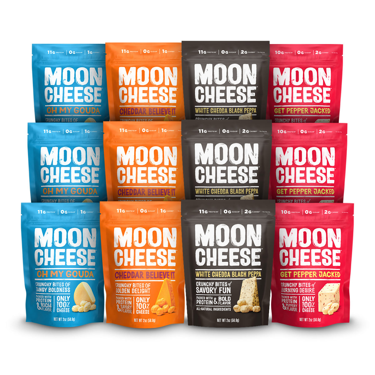 2oz Snack Pack - 100% Cheese | Moon Cheese
