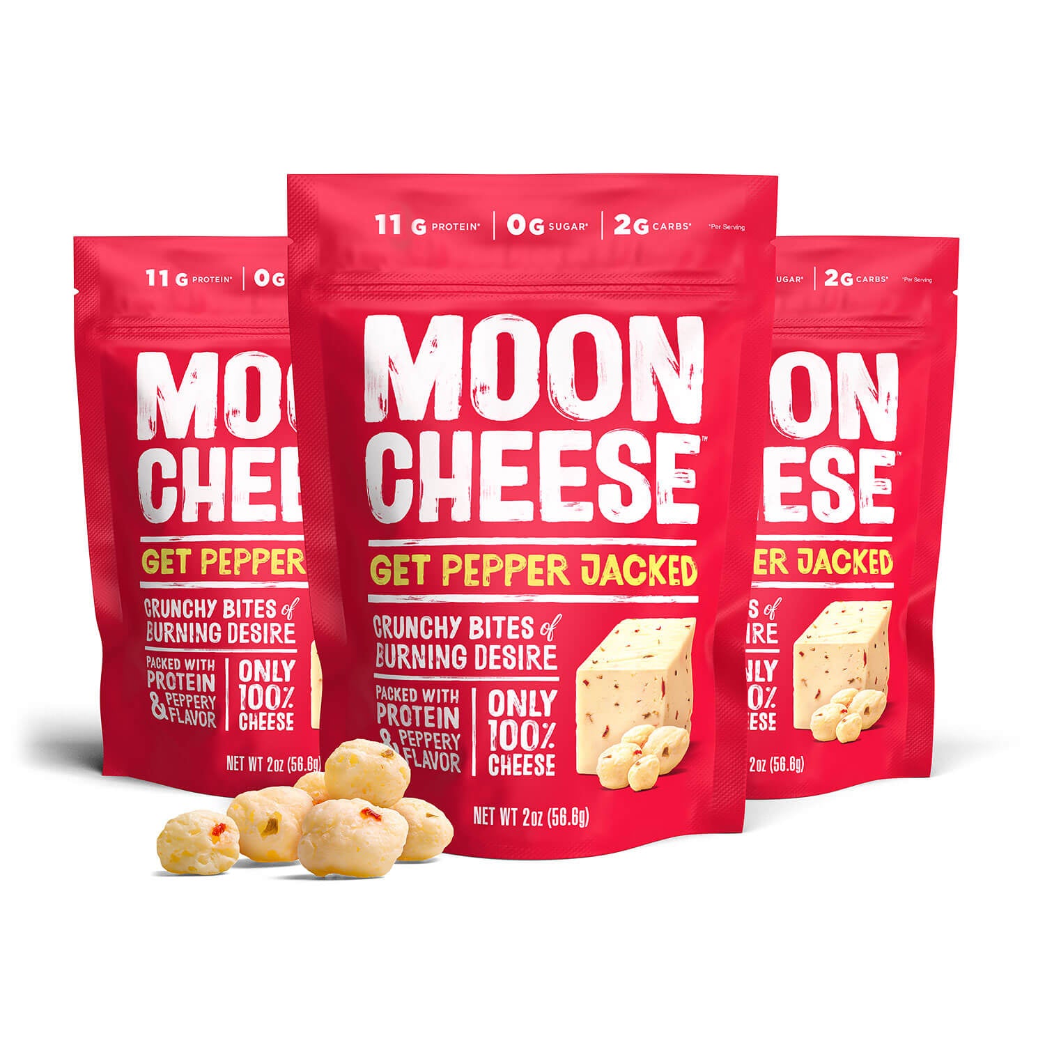 Moon Cheese Get Pepper Jacked (Pepper Jack Cheese Snack)
