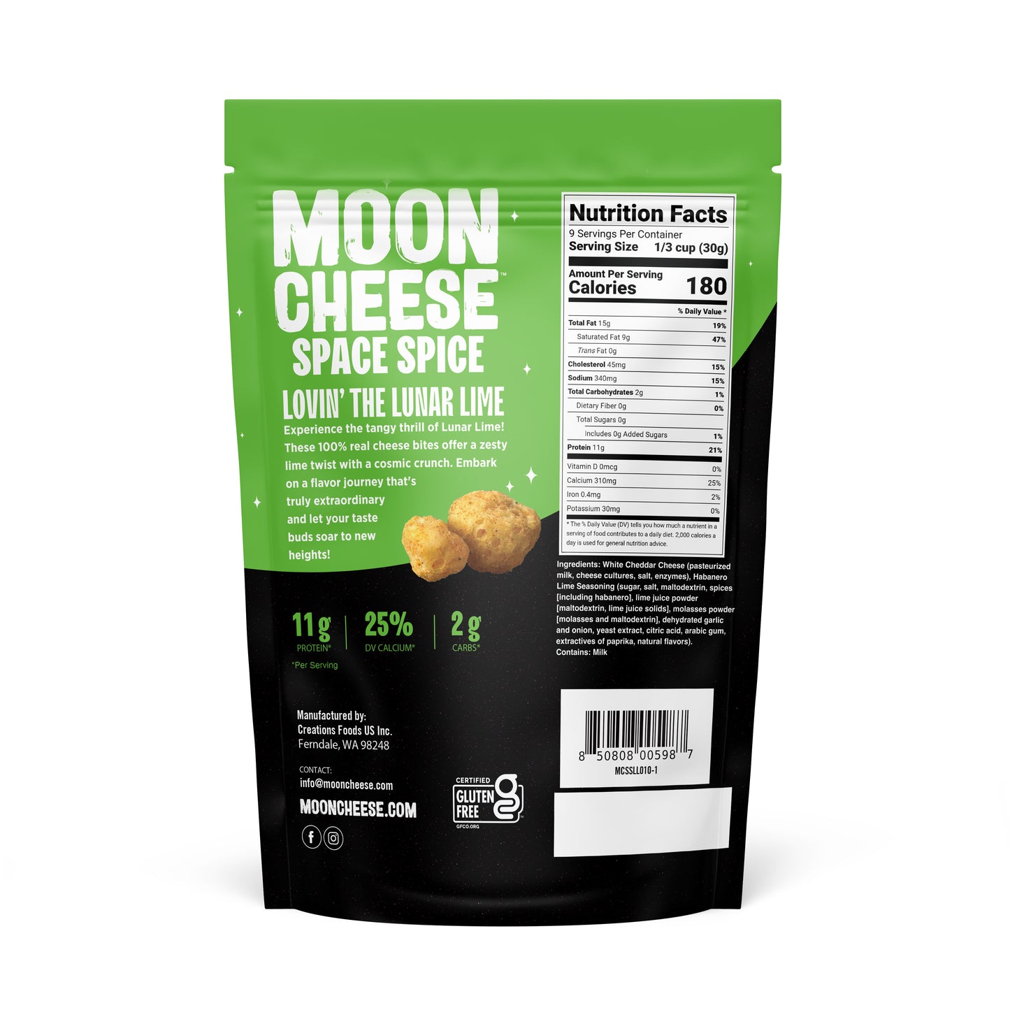 Space Spice - Lunar Lime (2 Large Bags)